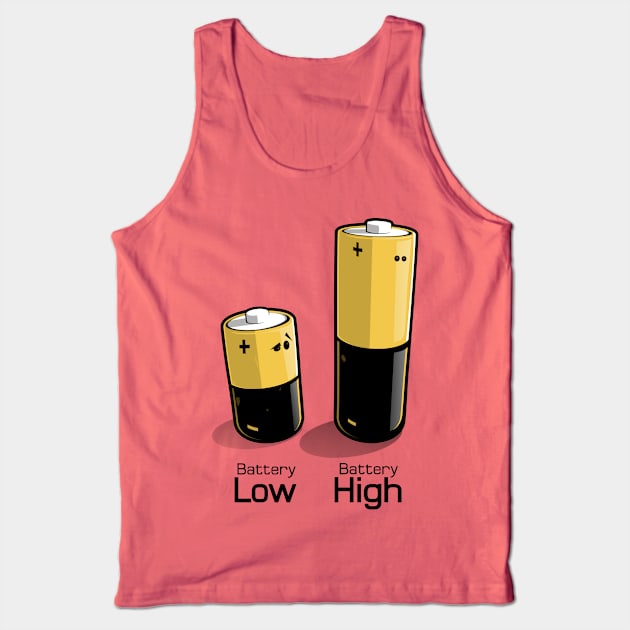 Low battery Tank Top by raxarts